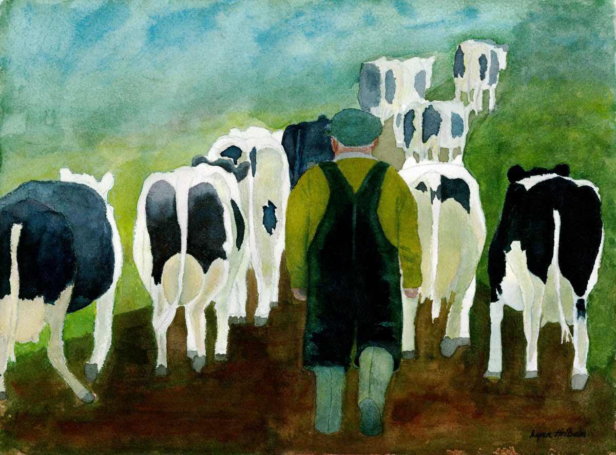 Farmer & Cows